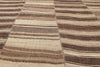 12 x 15 Brown Vintage Striped Turkish Kilim Rug 60636