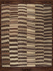 12 x 15 Brown Vintage Striped Turkish Kilim Rug 60636