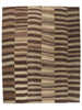 12 x 15 Brown Vintage Striped Turkish Kilim Rug 60636