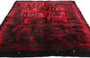 4 x 7 Vintage Finnish Rya Ryijy Rug 78469