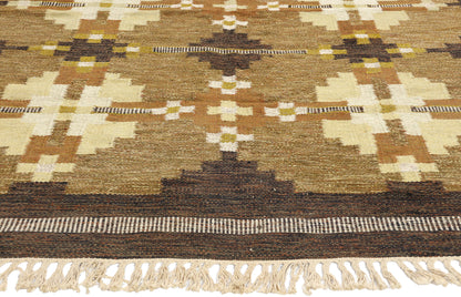 6 x 9 Kullaberg HLO Vintage Swedish Rollakan Rug 78834