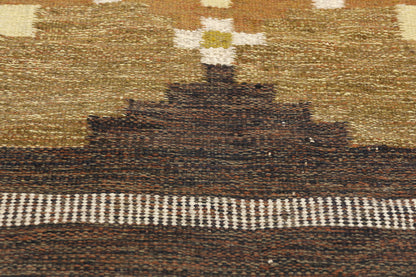 6 x 9 Kullaberg HLO Vintage Swedish Rollakan Rug 78834