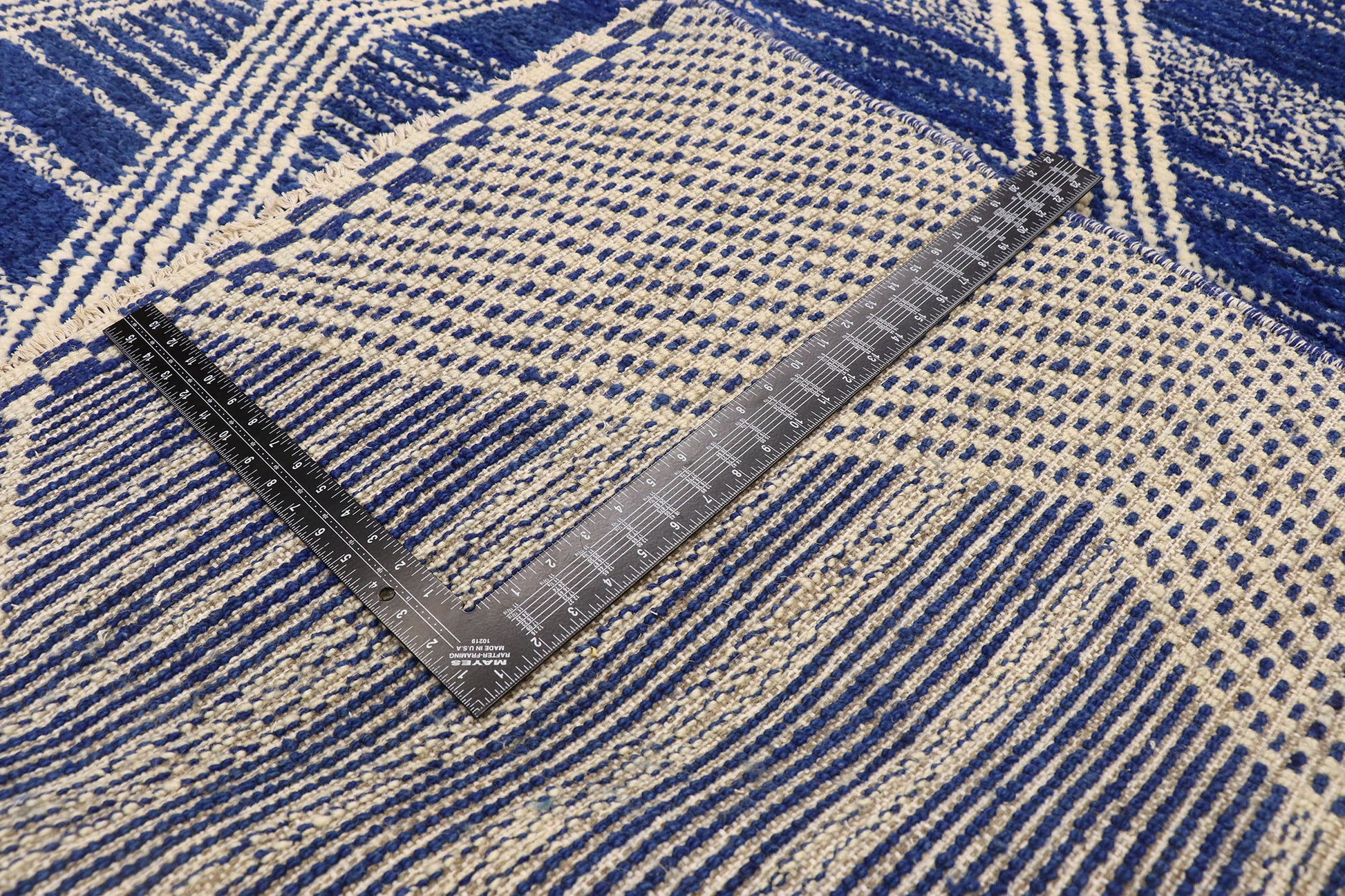 10 x 14 Large Blue Moroccan Rug 80563