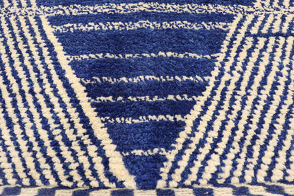 10 x 14 Large Blue Moroccan Rug 80563
