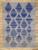 10 x 14 Large Blue Moroccan Rug 80563