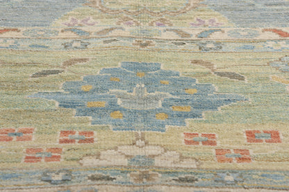 13 x 17 Modern Light Blue Persian Sultanabad Rug 61292