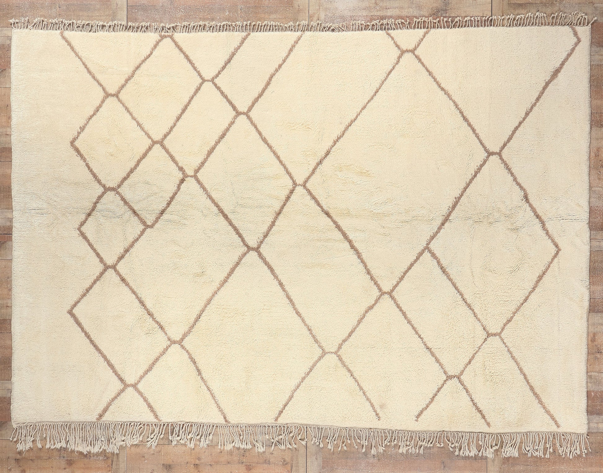 13 x 9 Large Moroccan Beni Ourain Rug 78233