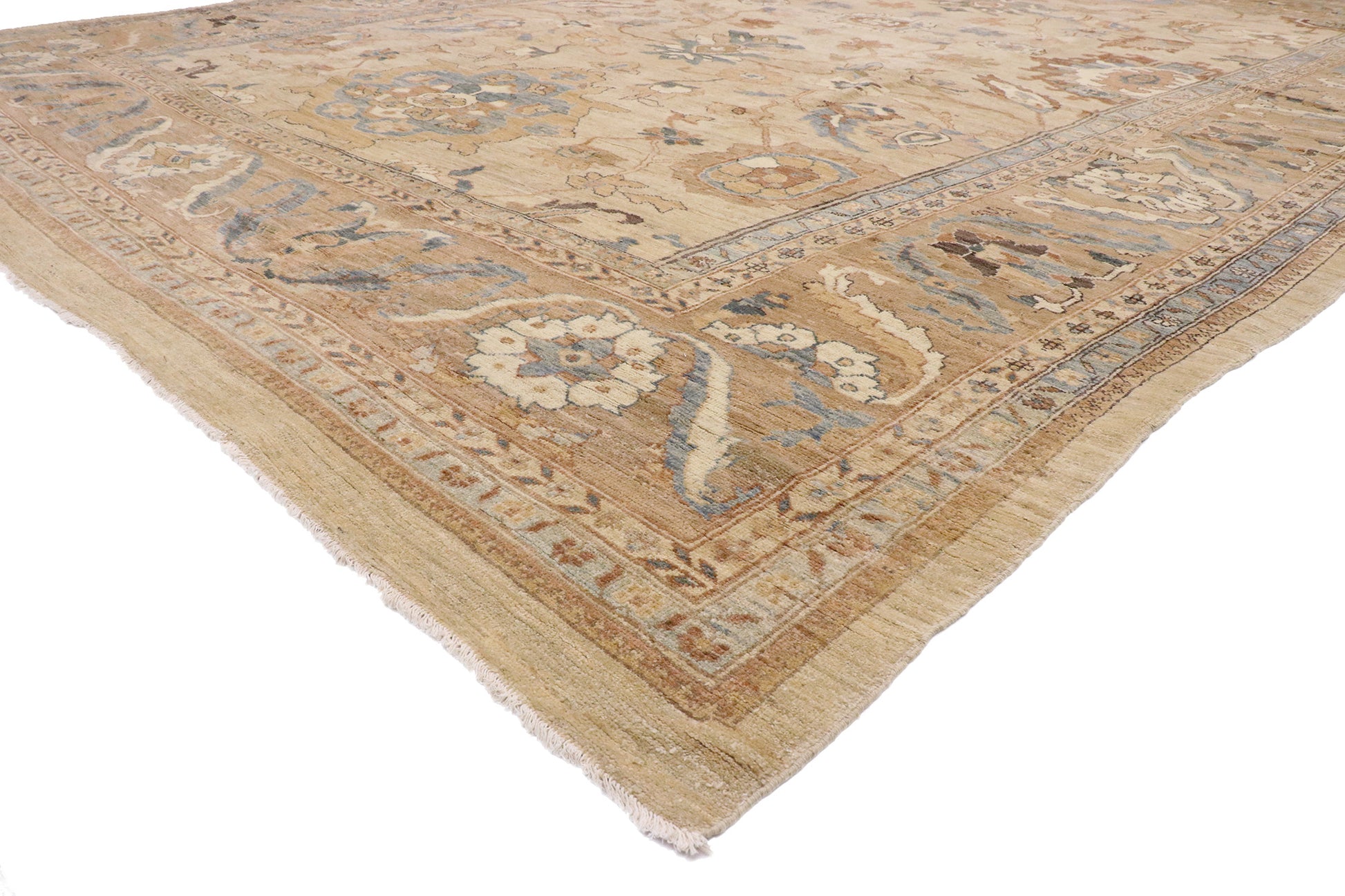 13 x 18 Organic Modern Persian Sultanabad Rug 76553