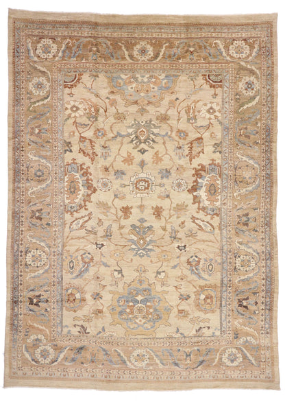13 x 18 Organic Modern Persian Sultanabad Rug 76553
