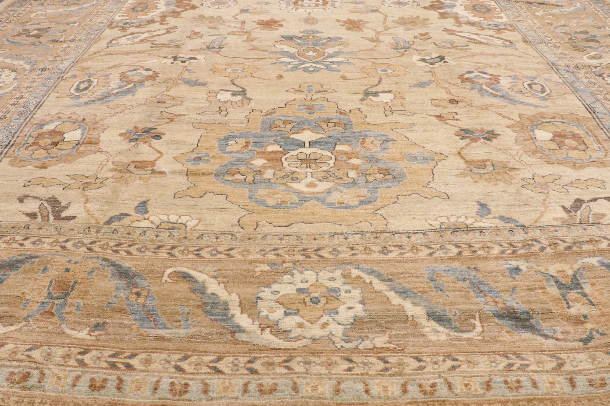 13 x 18 Organic Modern Persian Sultanabad Rug 76553