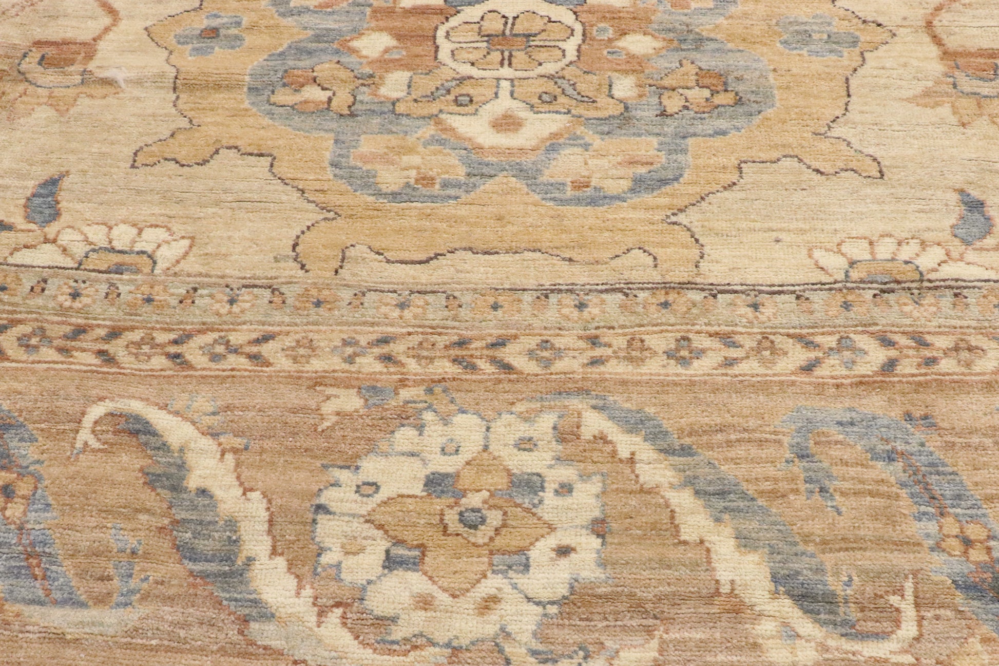 13 x 18 Organic Modern Persian Sultanabad Rug 76553