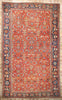 16 x 26 Antique Red Allover Persian Serapi Rug 78845