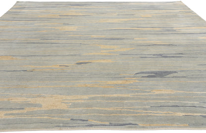 8 x 10 Contemporary Abstract Seaside Biophilic Rug 31145