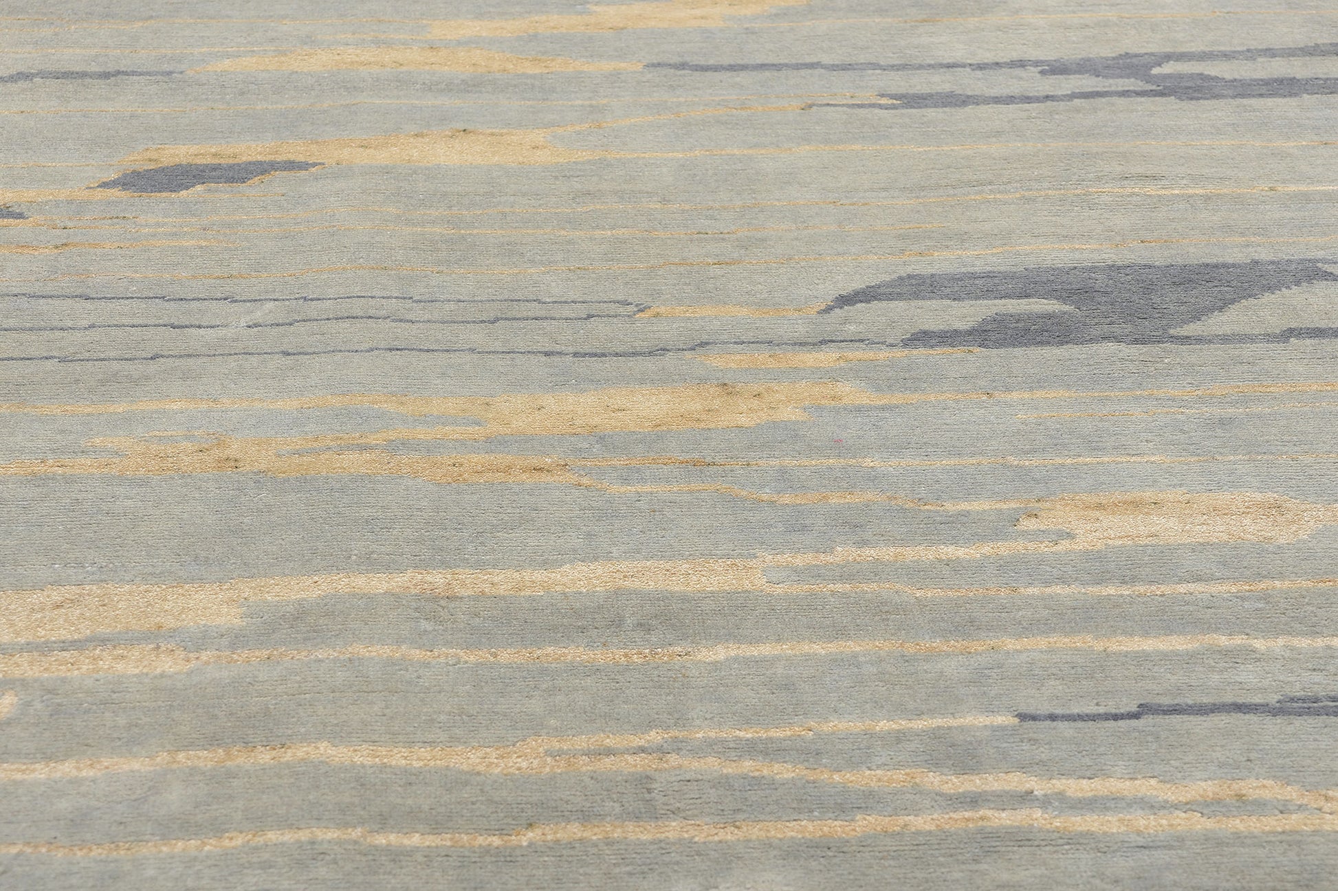 8 x 10 Contemporary Abstract Seaside Biophilic Rug 31145