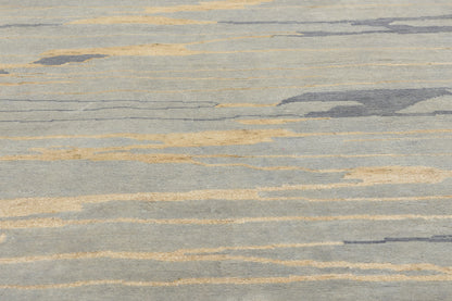 8 x 10 Contemporary Abstract Seaside Biophilic Rug 31145