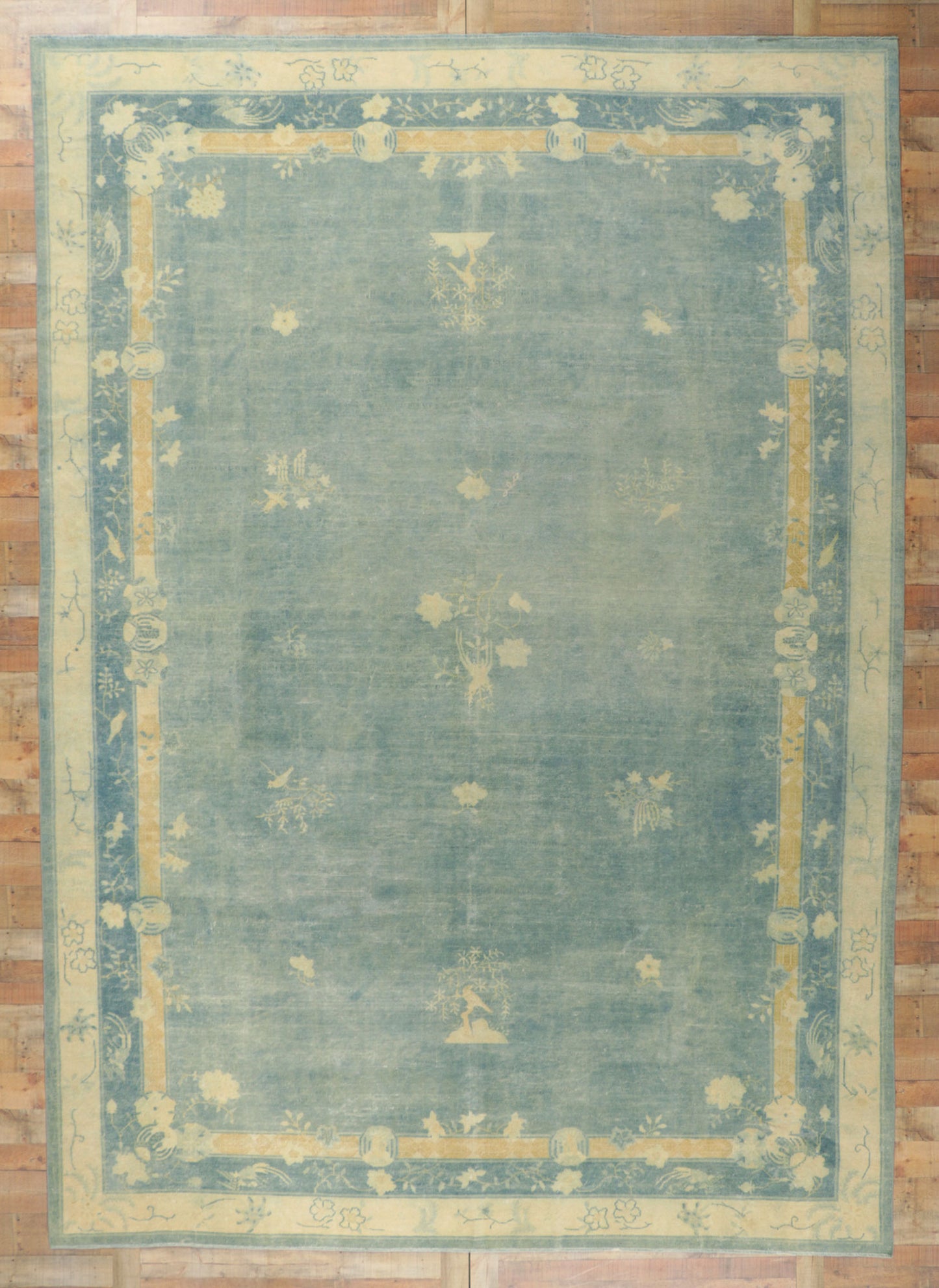 10 x 15 Antique Chinese Peking Rug 53820