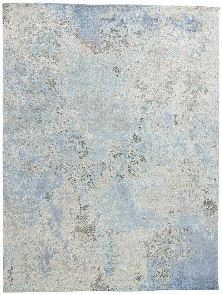 9 x 12 Contemporary Abstract Biophilic Design Rug 31058