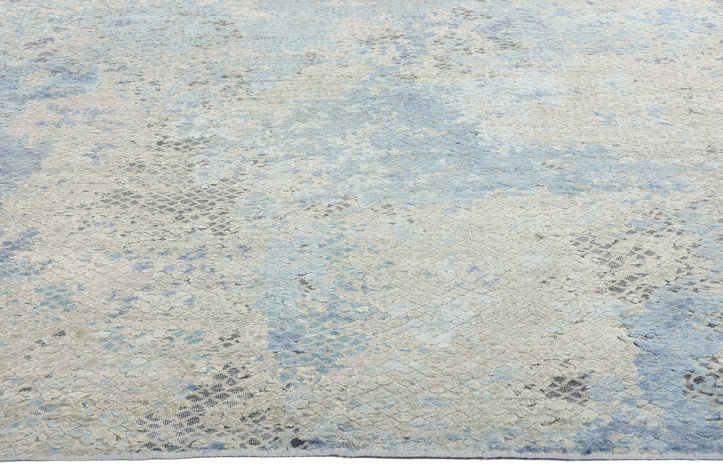 9 x 12 Contemporary Abstract Biophilic Design Rug 31058