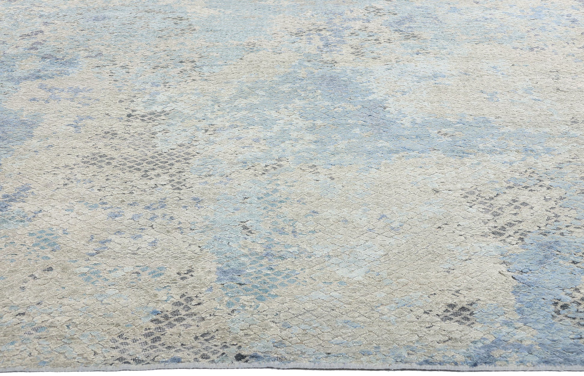9 x 12 Contemporary Abstract Biophilic Design Rug 31058