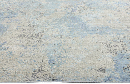 9 x 12 Contemporary Abstract Biophilic Design Rug 31058