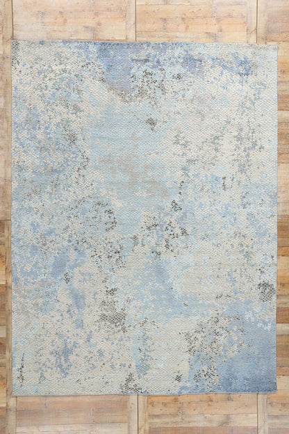 9 x 12 Contemporary Abstract Biophilic Design Rug 31058