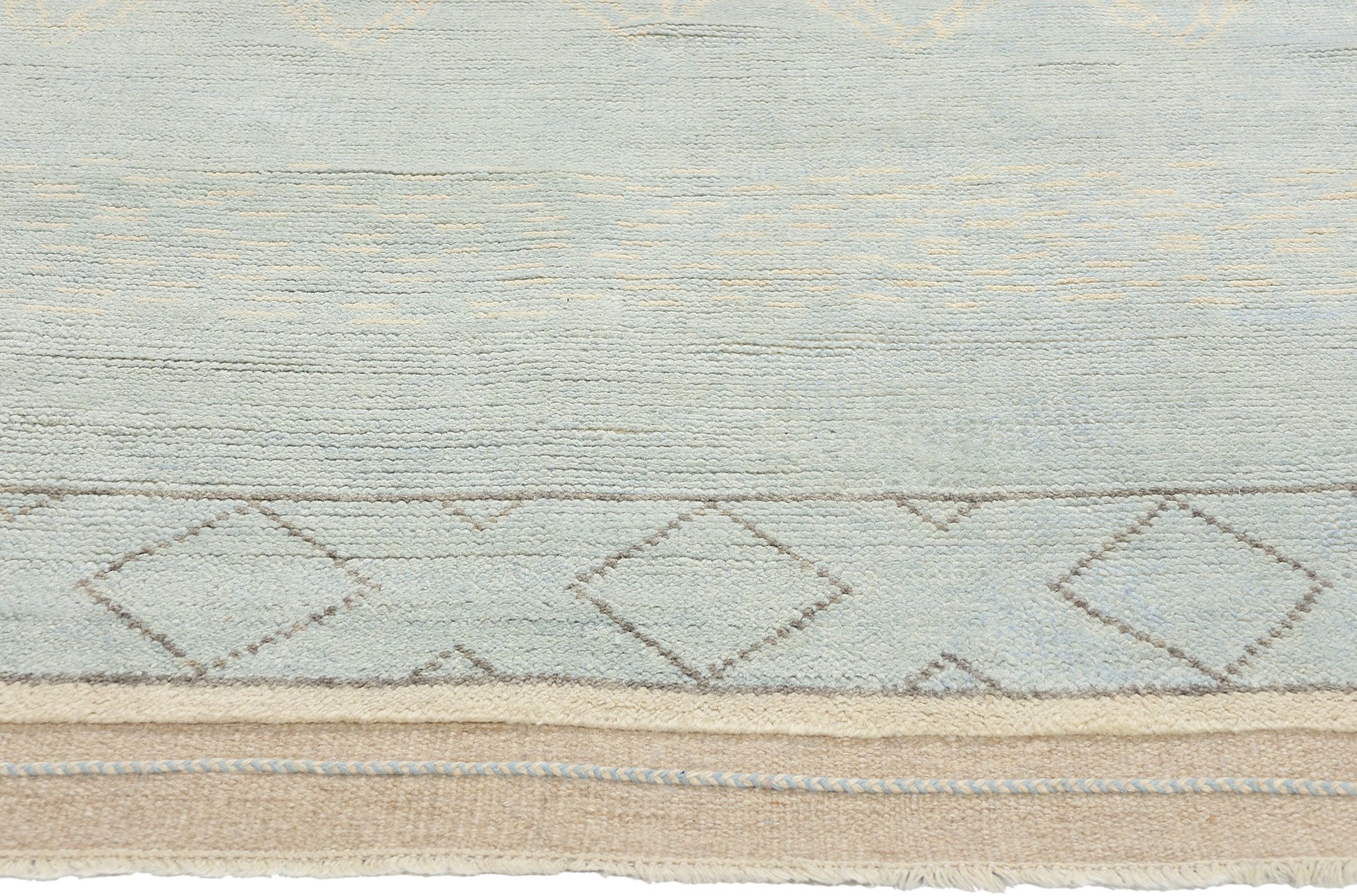 8 x 10 Light Blue Bohemian Moroccan Rug 31244
