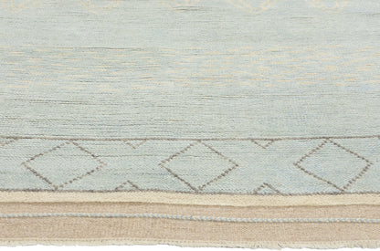 8 x 10 Light Blue Bohemian Moroccan Rug 31244