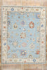 9 x 12 Modern Light Blue Oushak Rug 31057