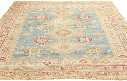 5 x 7 Antique Light Blue Persian Shiraz Rug 53770