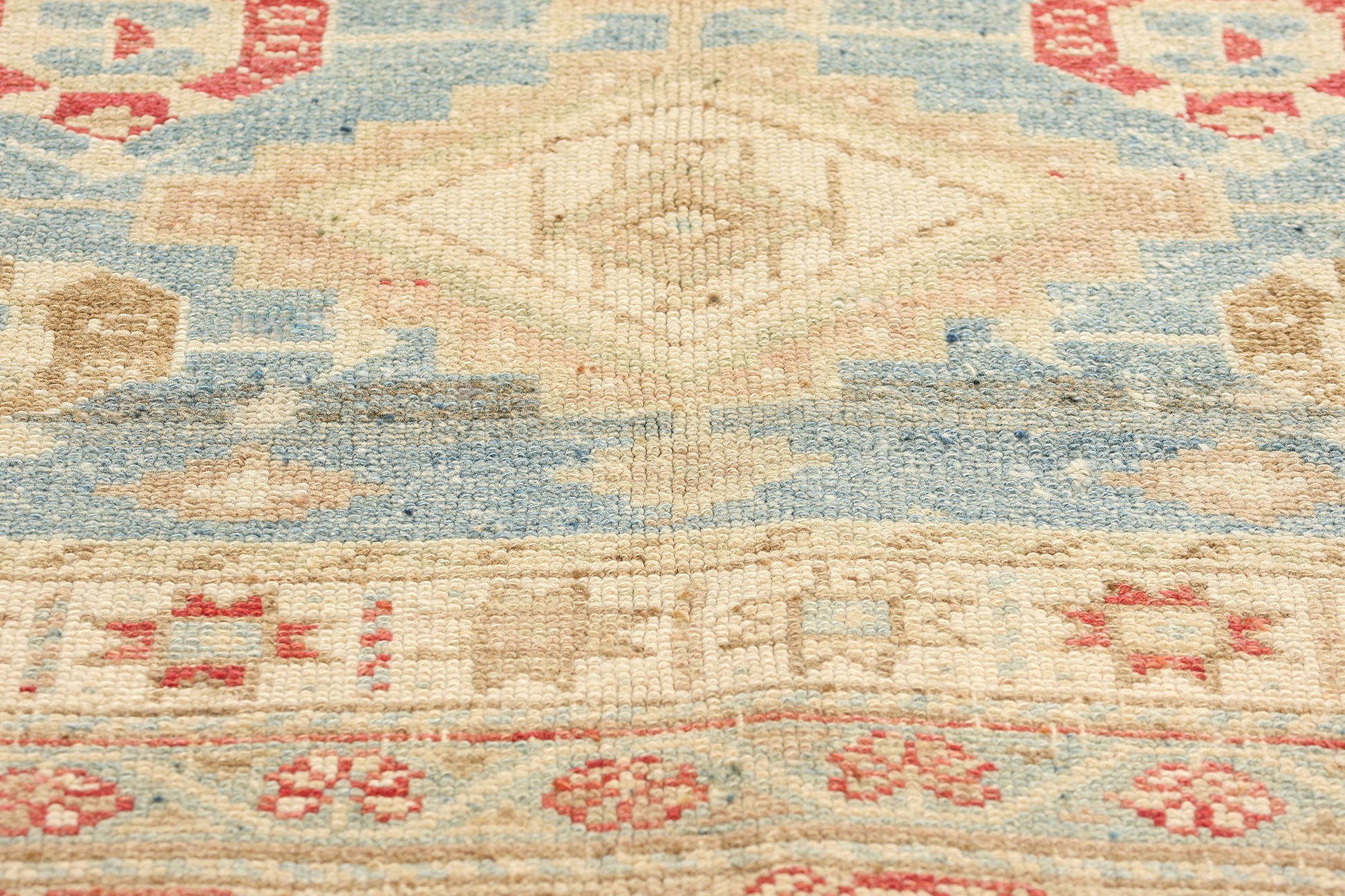5 x 7 Antique Light Blue Persian Shiraz Rug 53770