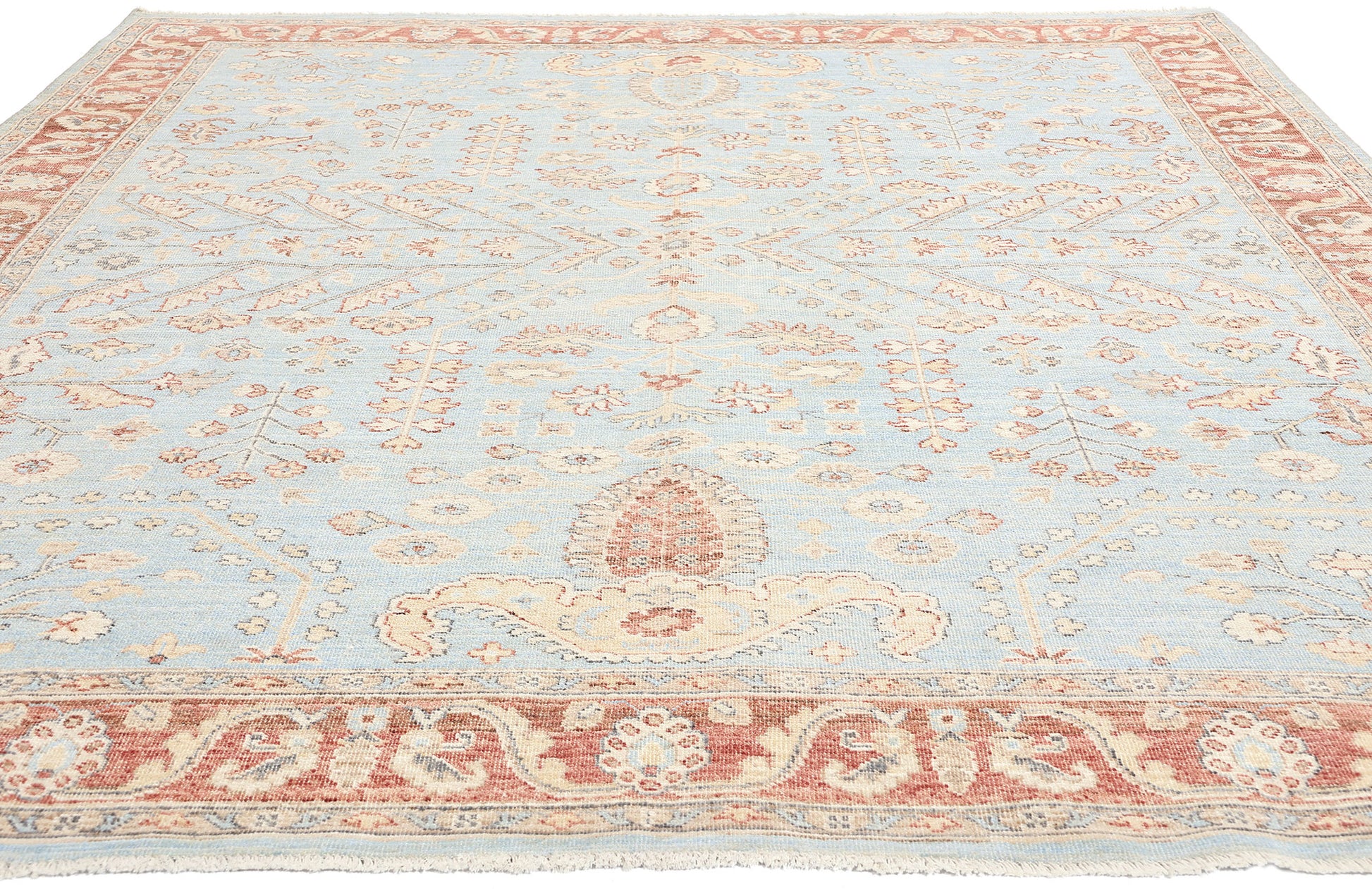 8 x 10 Modern Light Blue Sultanabad Rug 81114