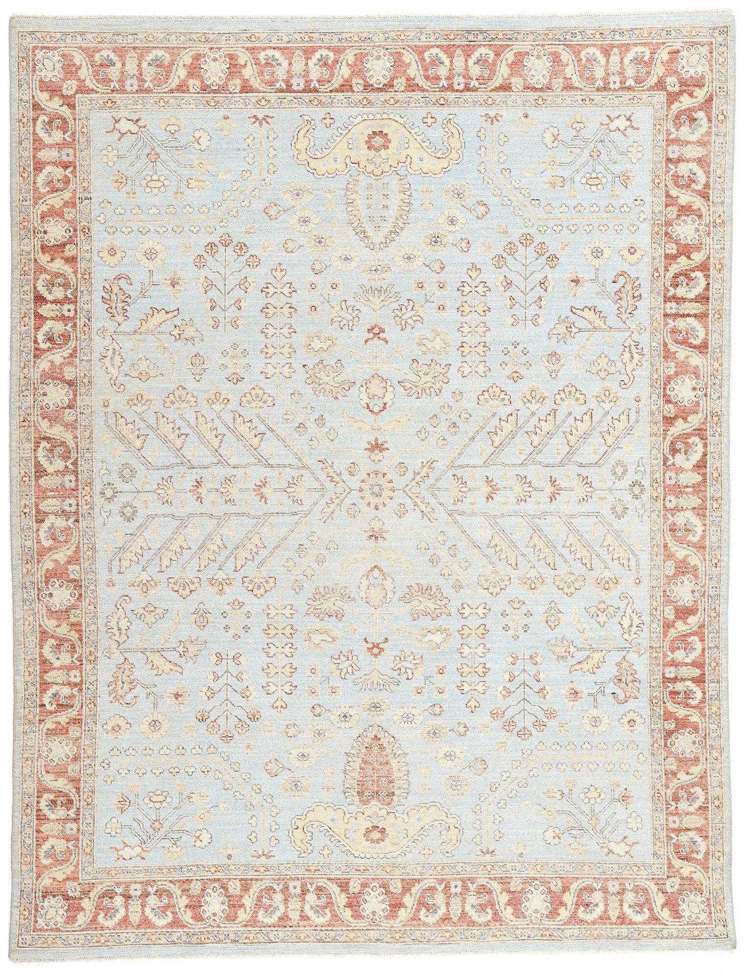 8 x 10 Modern Light Blue Sultanabad Rug 81114