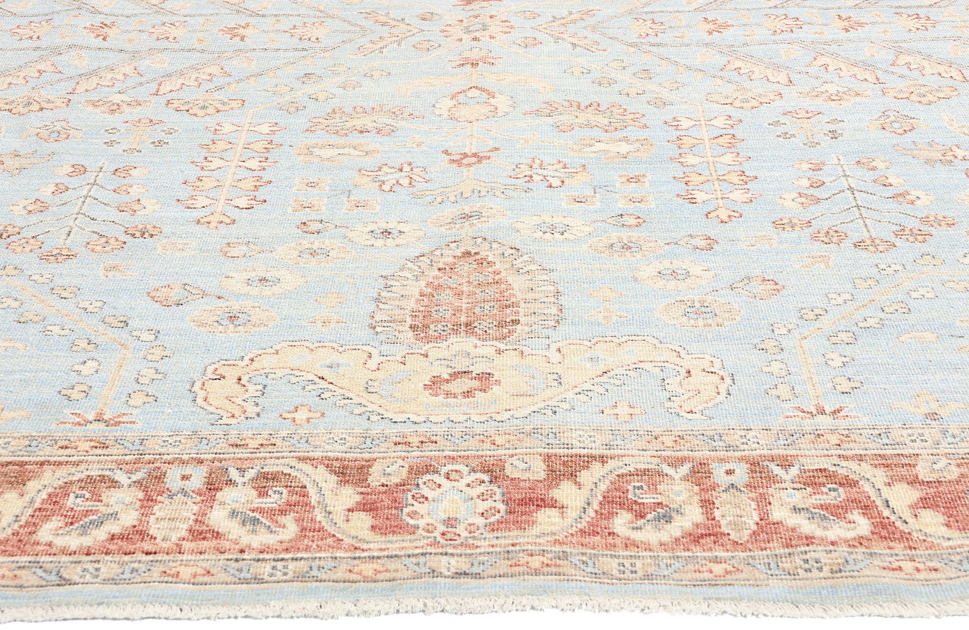 8 x 10 Modern Light Blue Sultanabad Rug 81114
