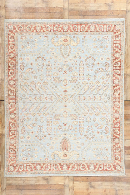 8 x 10 Modern Light Blue Sultanabad Rug 81114
