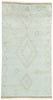 5 x 10 Mint Whisper Diamonds Modern Moroccan Rug 31315