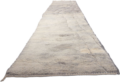 3 x 18 Modern Lavender-Gray Moroccan Rug 78685