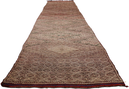 3 x 18 Vintage Zemmour Moroccan Kilim Rug 21843