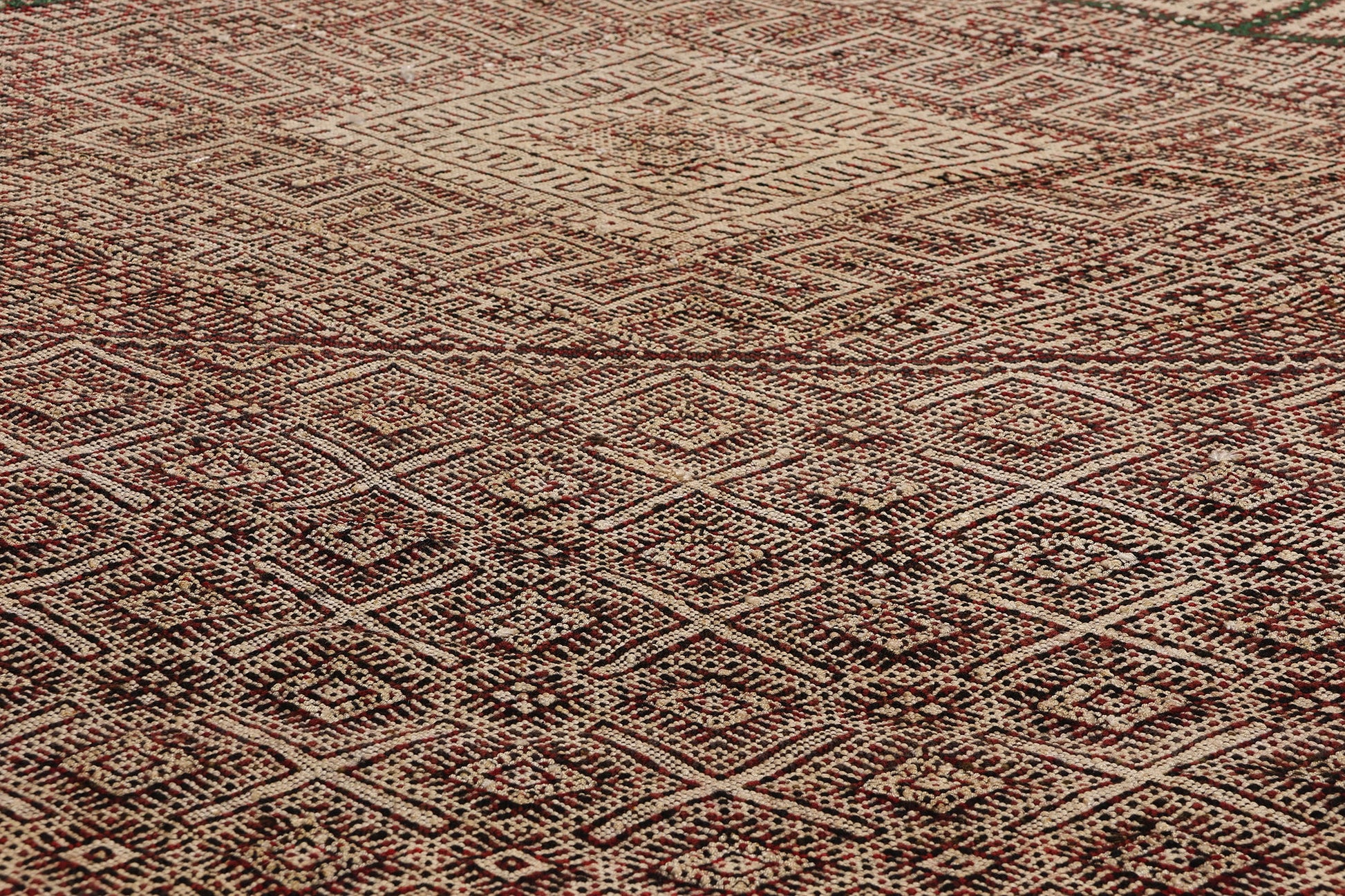 3 x 18 Vintage Zemmour Moroccan Kilim Rug 21843