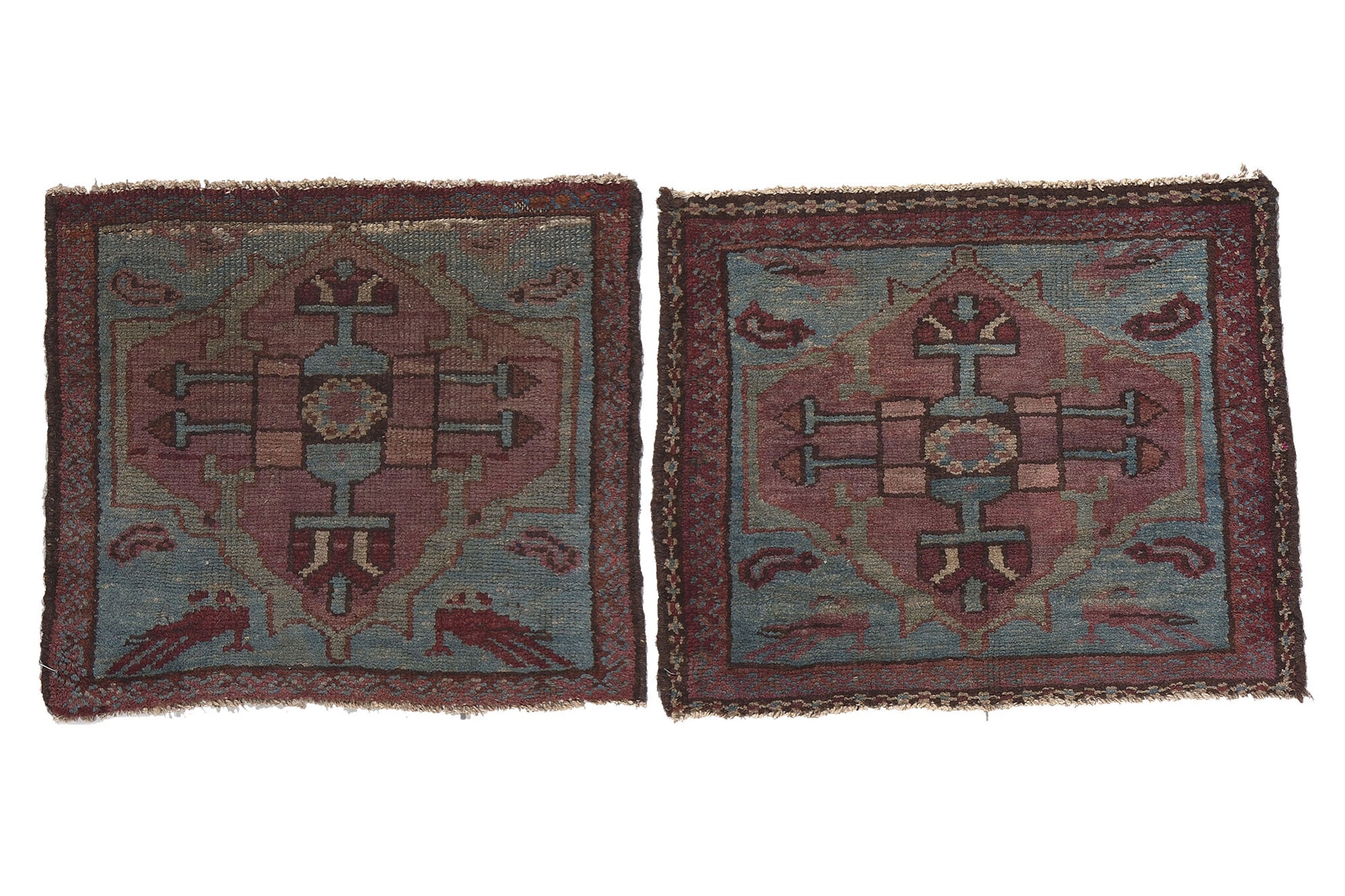 1 x 1 Antique Persian Malayer Rug 61256