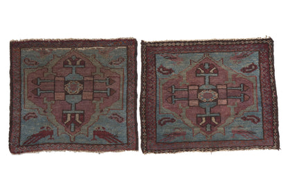 1 x 1 Antique Persian Malayer Rug 61256