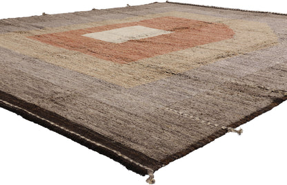 8 x 10 Midcentury Modern Moroccan Japandi Rug 81062