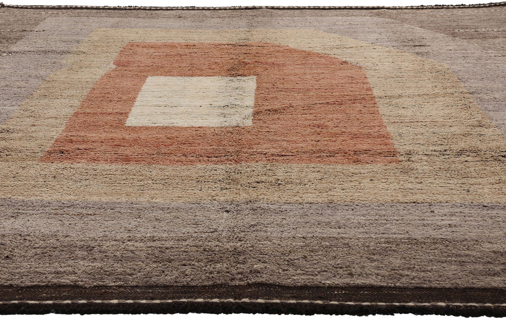 8 x 10 Midcentury Modern Moroccan Japandi Rug 81062