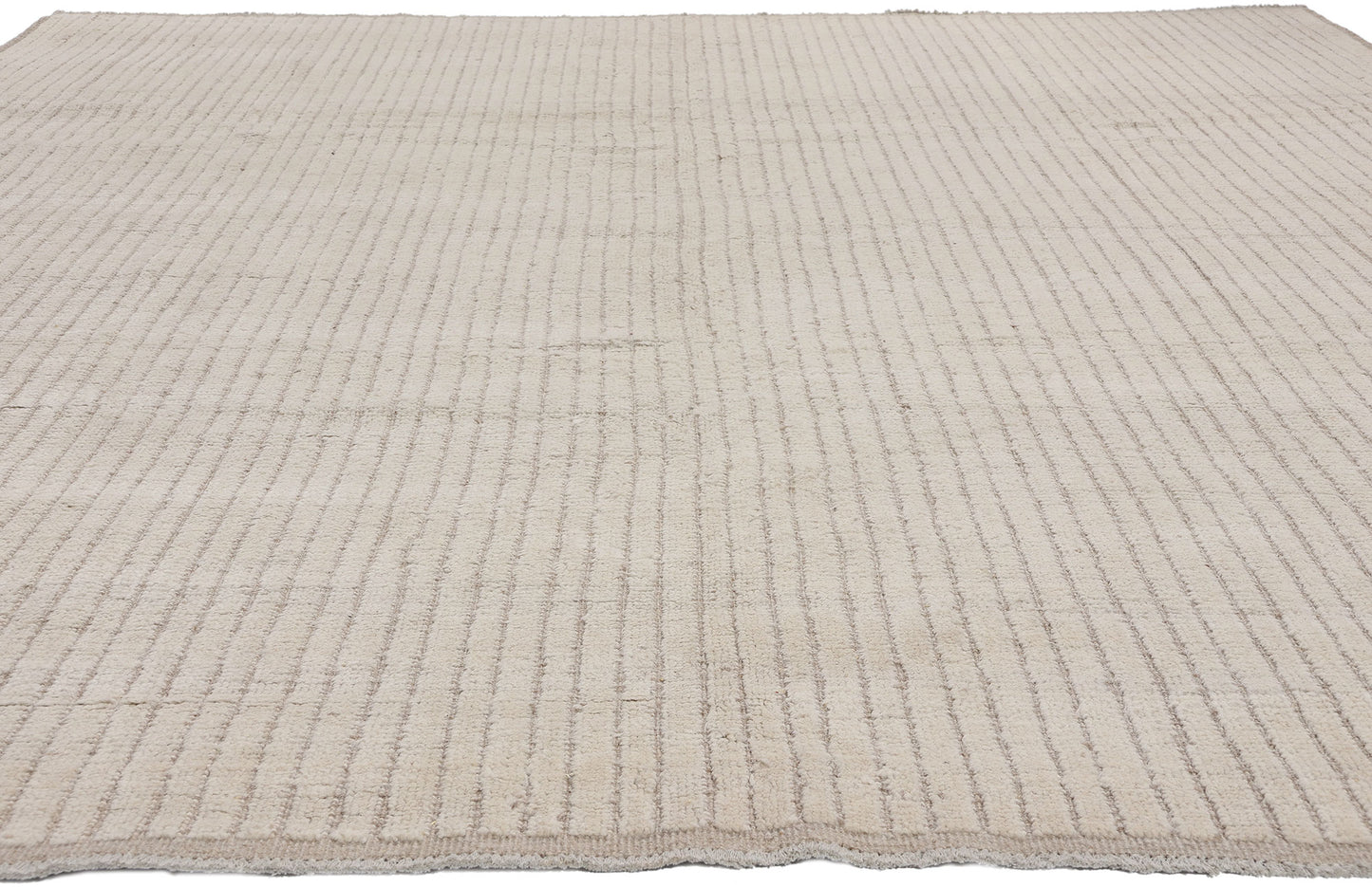 9 x 12 Organic Modern Striations Moroccan Rug 81072