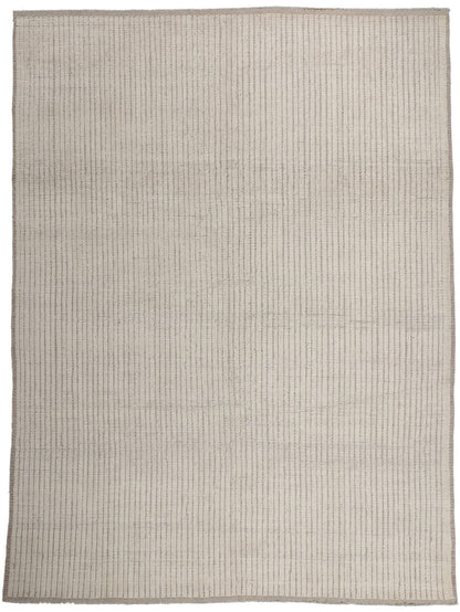 9 x 12 Organic Modern Striations Moroccan Rug 81072