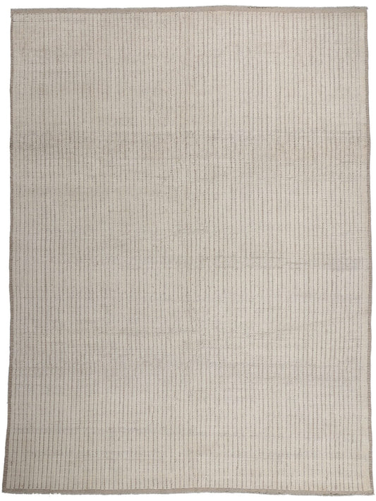 9 x 12 Organic Modern Striations Moroccan Rug 81072