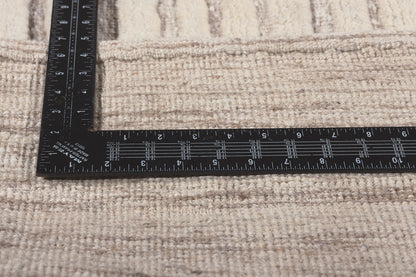9 x 12 Neutral High-Low Modern Rug 30817