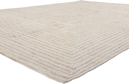 9 x 12 Neutral High-Low Modern Rug 30817