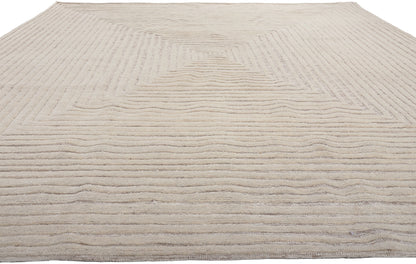 9 x 12 Neutral High-Low Modern Rug 30817