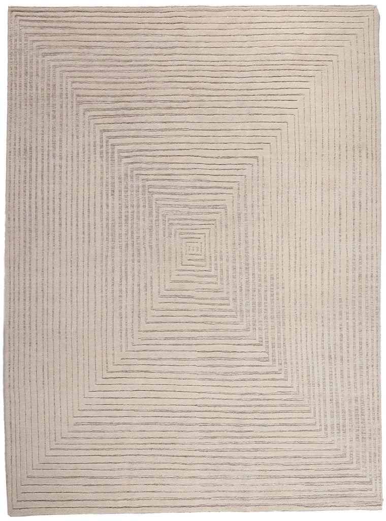 9 x 12 Neutral High-Low Modern Rug 30817