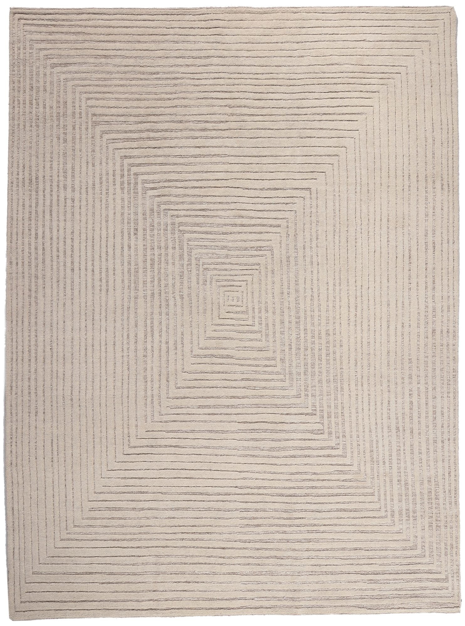 9 x 12 Neutral High-Low Modern Rug 30817